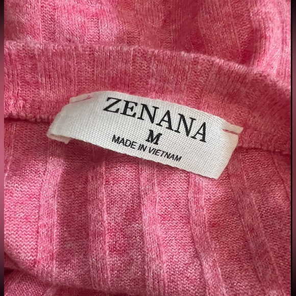 NEE BUNDLE OF 2 Zenana Ribbed Long sleeve Top Size: M - Picture 6 of 7